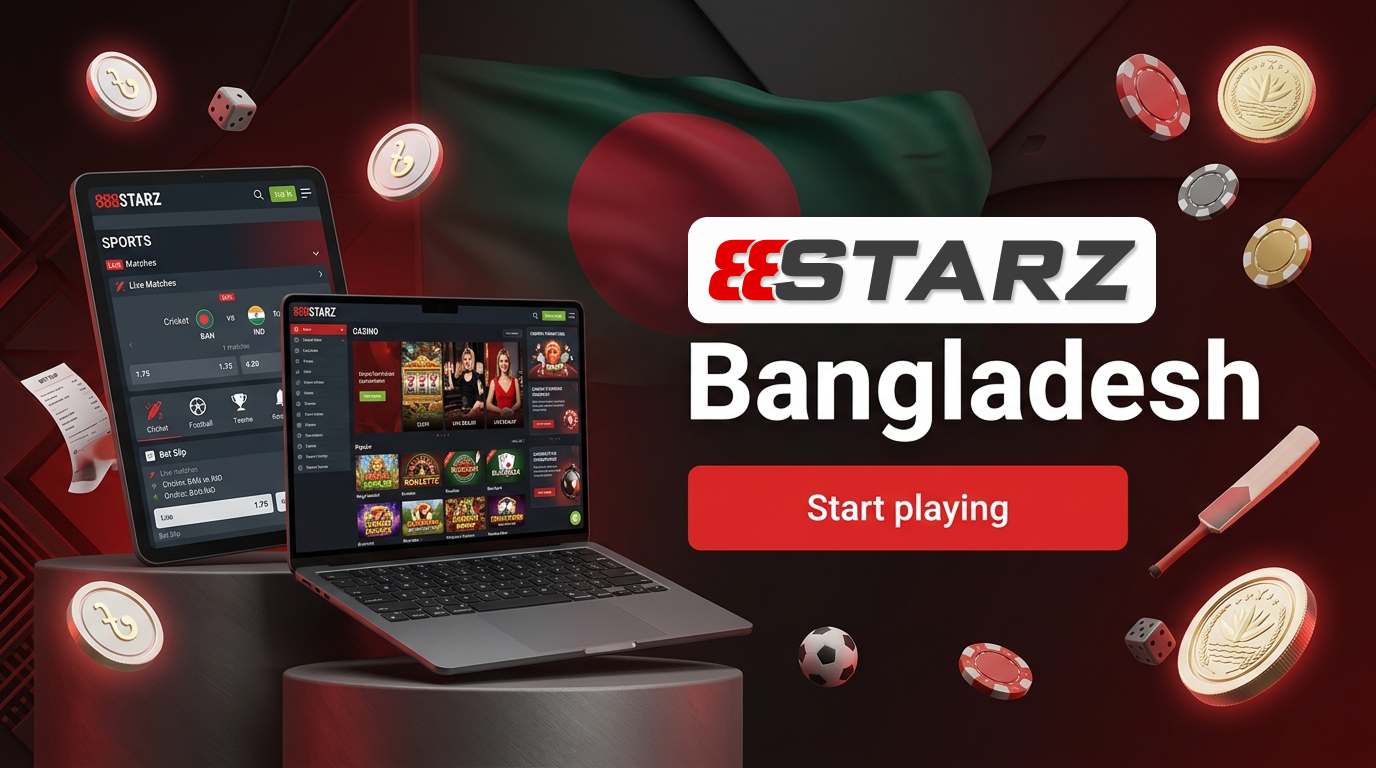 888Starz Bangladesh online betting platform with casino games and sports betting options